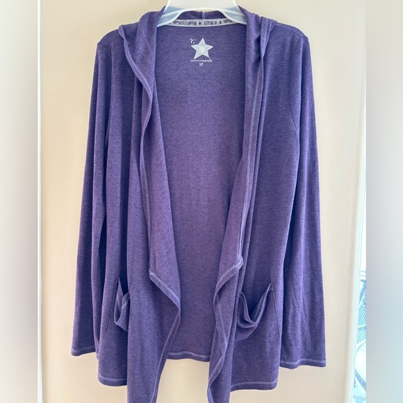 Hooded lightweight cardigan. Size Small. - Picture 1 of 3